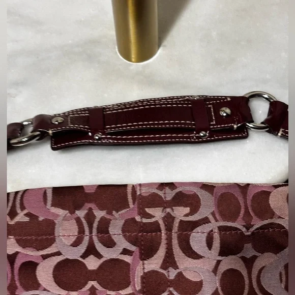 Stylish Brown and Pink Women's Bag - Picture 6 of 6